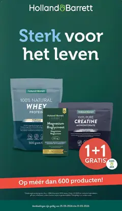 Voorbeeld van Holland & Barrett folder van winkel Holland & Barrett geldig vanaf 25-05-2026