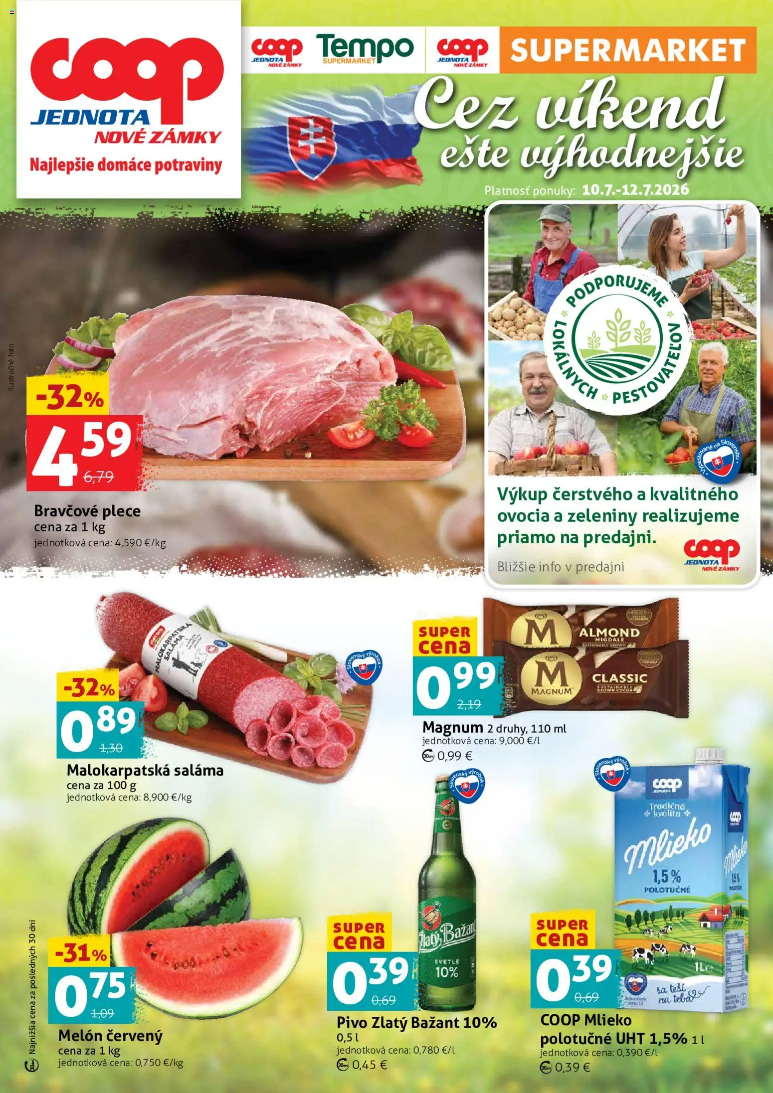 Náhľad COOP Jednota letáku platného od 10.07.2026