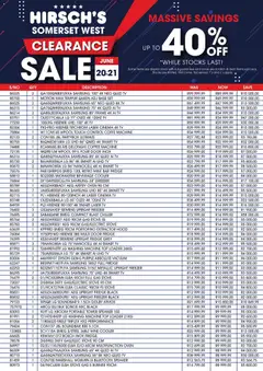 Preview of Hirsch's flyer valid from 20/06/2026