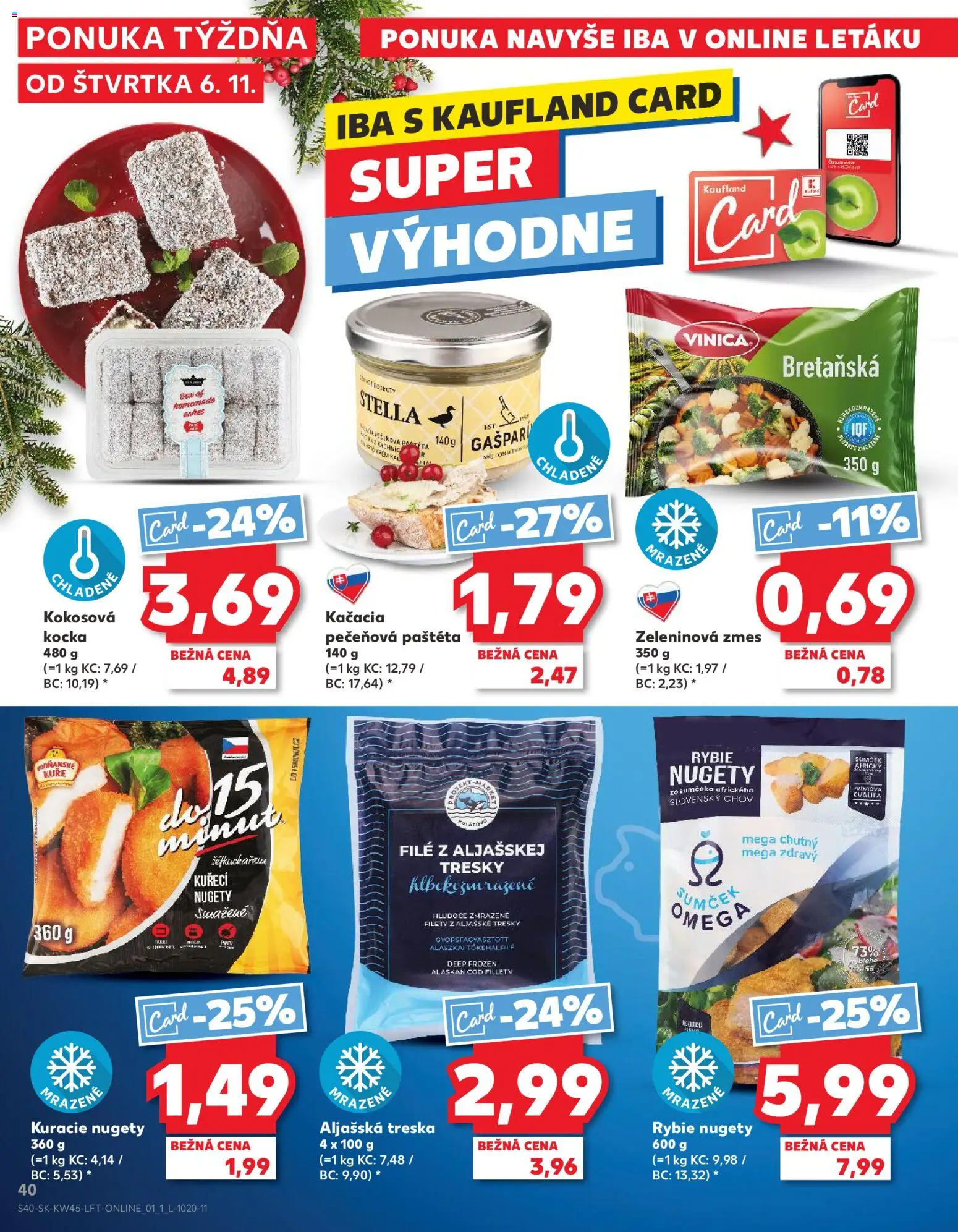 Náhľad Kaufland letáku platného od 06.11.2025 - Treska