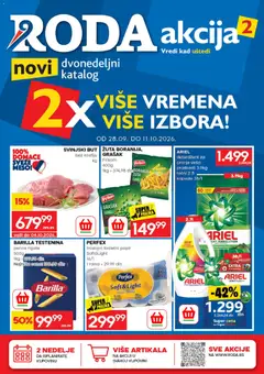 Pregled Roda kataloga - važi od 28.09.2026