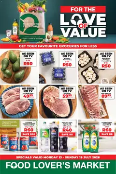 Preview of Food Lover's Market flyer valid from 13/07/2026
