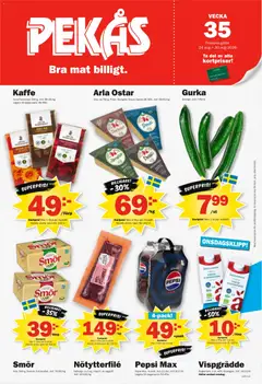 Förhandsgranska reklamblad Pekås erbjudanden från butik Pekås gäller från 24/08/2026