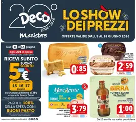 Anteprima dell'opuscolo Decò volantino MaxiStore Salerno dal negozio Decò valido da 08/06/2026