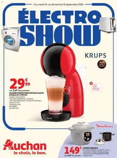 Voorbeeld van Auchan Electroshow van winkel Auchan geldig vanaf 01/09/2026