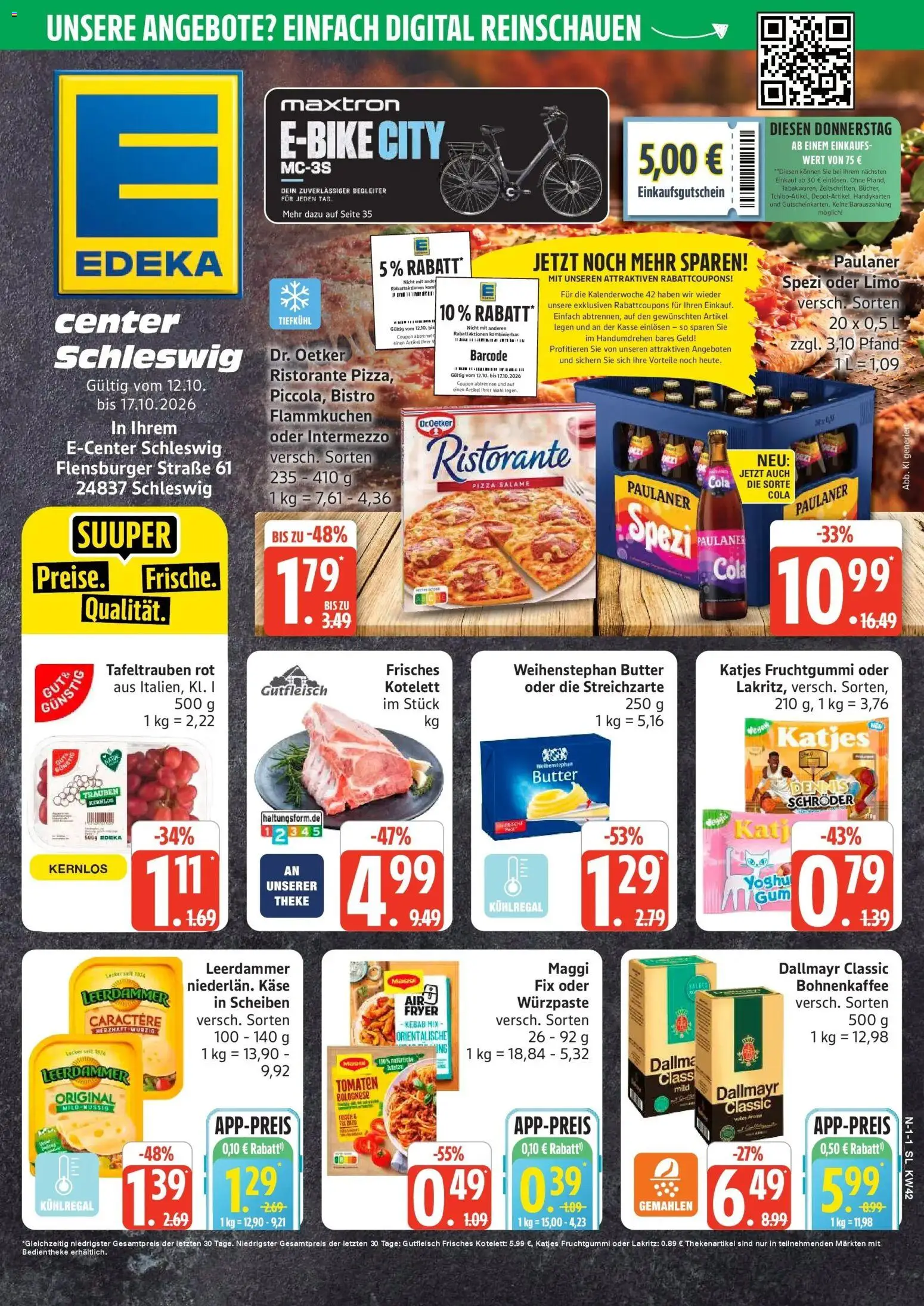 Vorschau von dem Prospekt des Geschäftes Edeka, gültig ab dem 12.10.2026