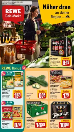 Vorschau von dem Prospekt des Geschäftes Rewe, gültig ab dem 27.07.2026