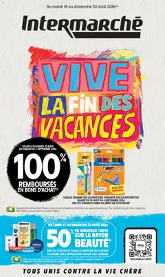 Prévisualisation de Intermarché - Notre sélection de la rentrée du magasin Intermarché formulaire valide 18/08/2026
