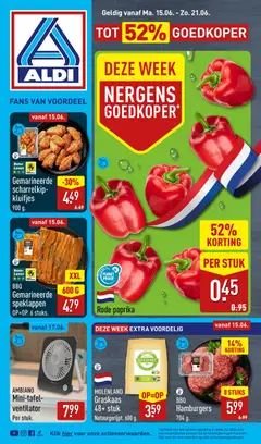 Voorbeeld van Aldi folder week 25 van winkel Aldi geldig vanaf 15-06-2026