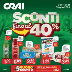 Anteprima dell'opuscolo CRAI volantino dal negozio CRAI valido da 11/06/2026