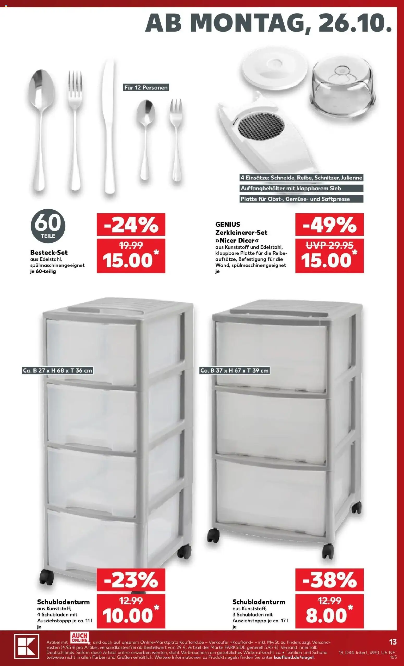 Vorschau von dem Prospekt des Geschäftes Kaufland, gültig ab dem 26.10.2026