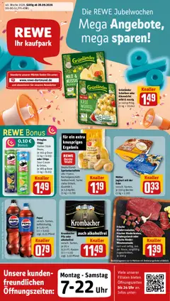 Vorschau von dem Prospekt des Geschäftes Rewe ihr Kaufpark, gültig ab dem 28.09.2026