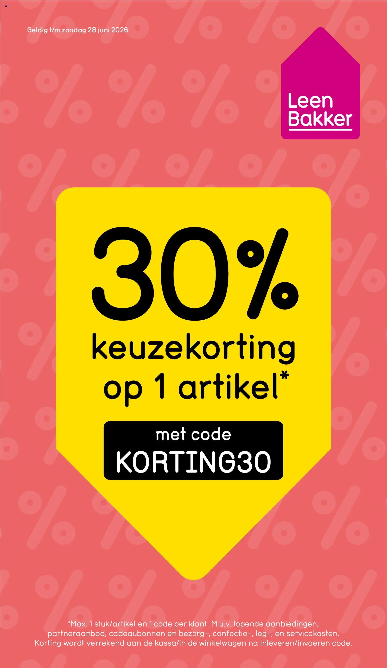 Voorbeeld van Leen Bakker folder van winkel Leen Bakker geldig vanaf 22-06-2026