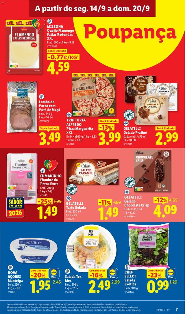 Novo folheto Lidl a partir de 14/09