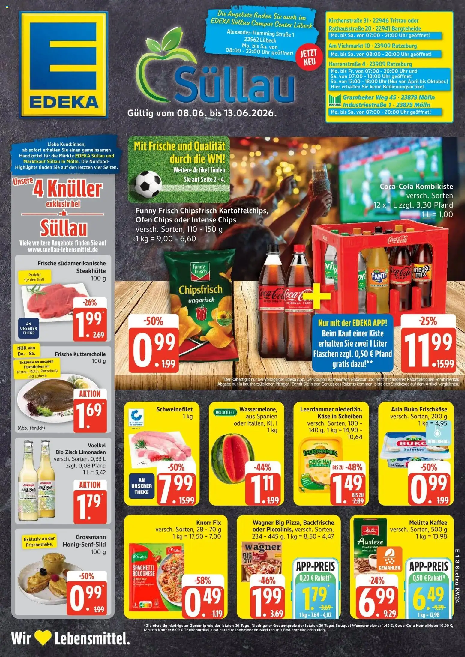 Vorschau von dem Prospekt des Geschäftes Edeka, gültig ab dem 08.06.2026