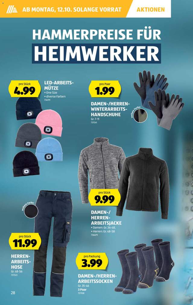 Neue Aldi Aktionen ab 08.10.