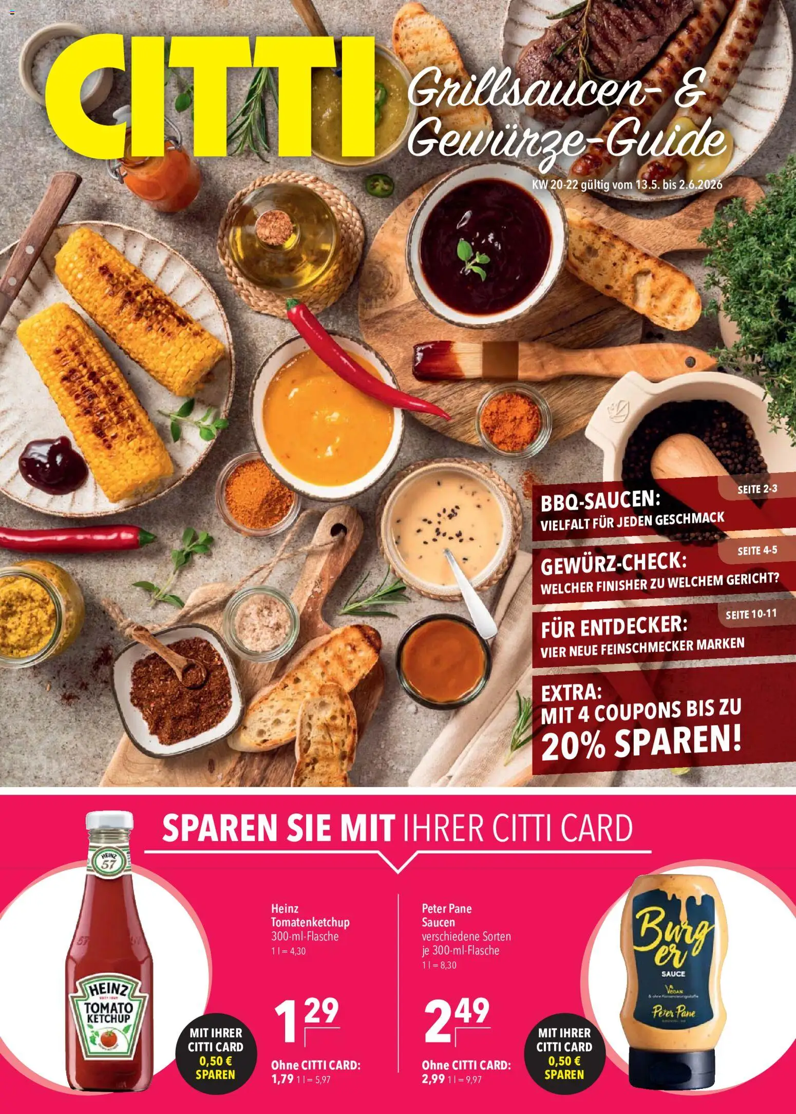 Vorschau von dem Prospekt des Geschäftes CITTI Markt, gültig ab dem 13.05.2026