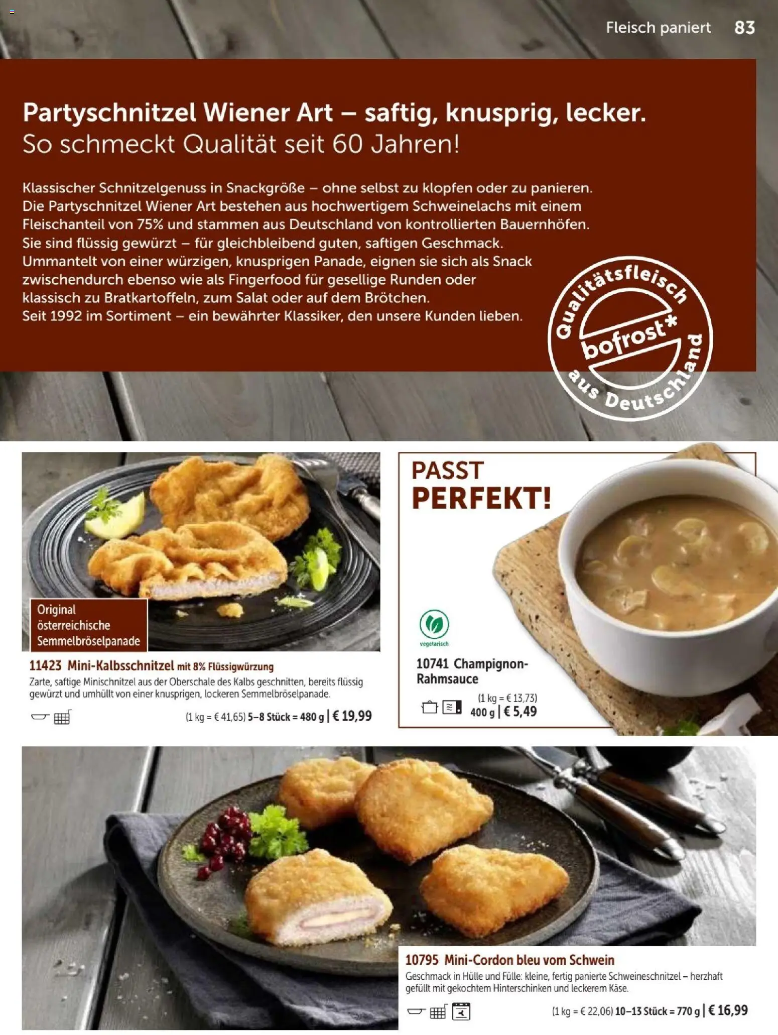 Vorschau von dem Prospekt des Geschäftes Bofrost, gültig ab dem 07.09.2026 - Salat, Fleisch, Hülle