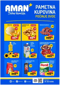 Pregled Aman kataloga - važi od 24.07.2026