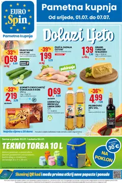 Pregled letka Eurospin Katalog trgovine Eurospin vrijedi od 01.07.2026