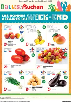Prévisualisation de Auchan Les bons plans du week-end dans votre hyper du magasin Auchan formulaire valide 07/05/2026