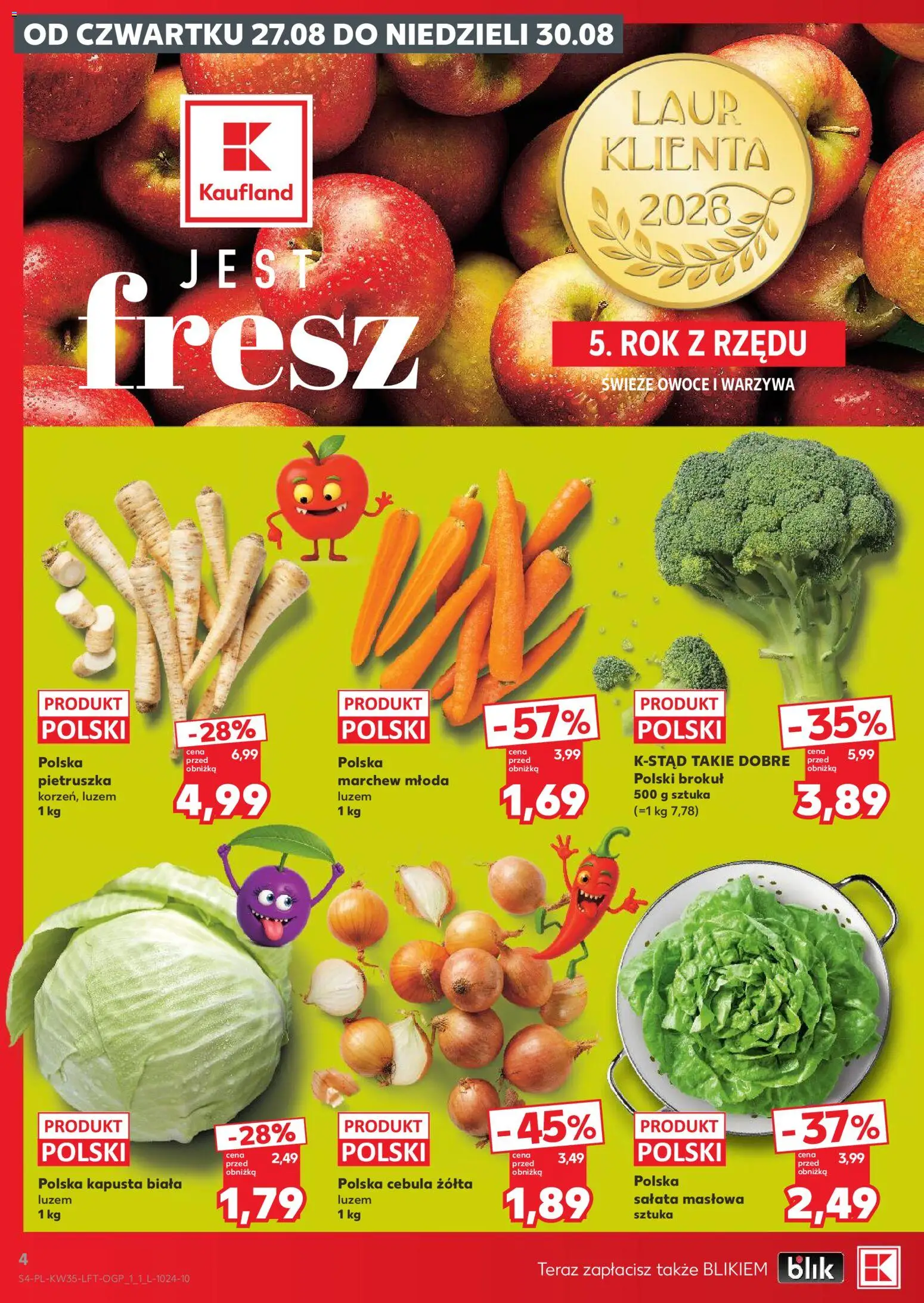 Pogląd gazetki "Kaufland gazetka" ze sklepu Kaufland ważnej od 27.08.2026