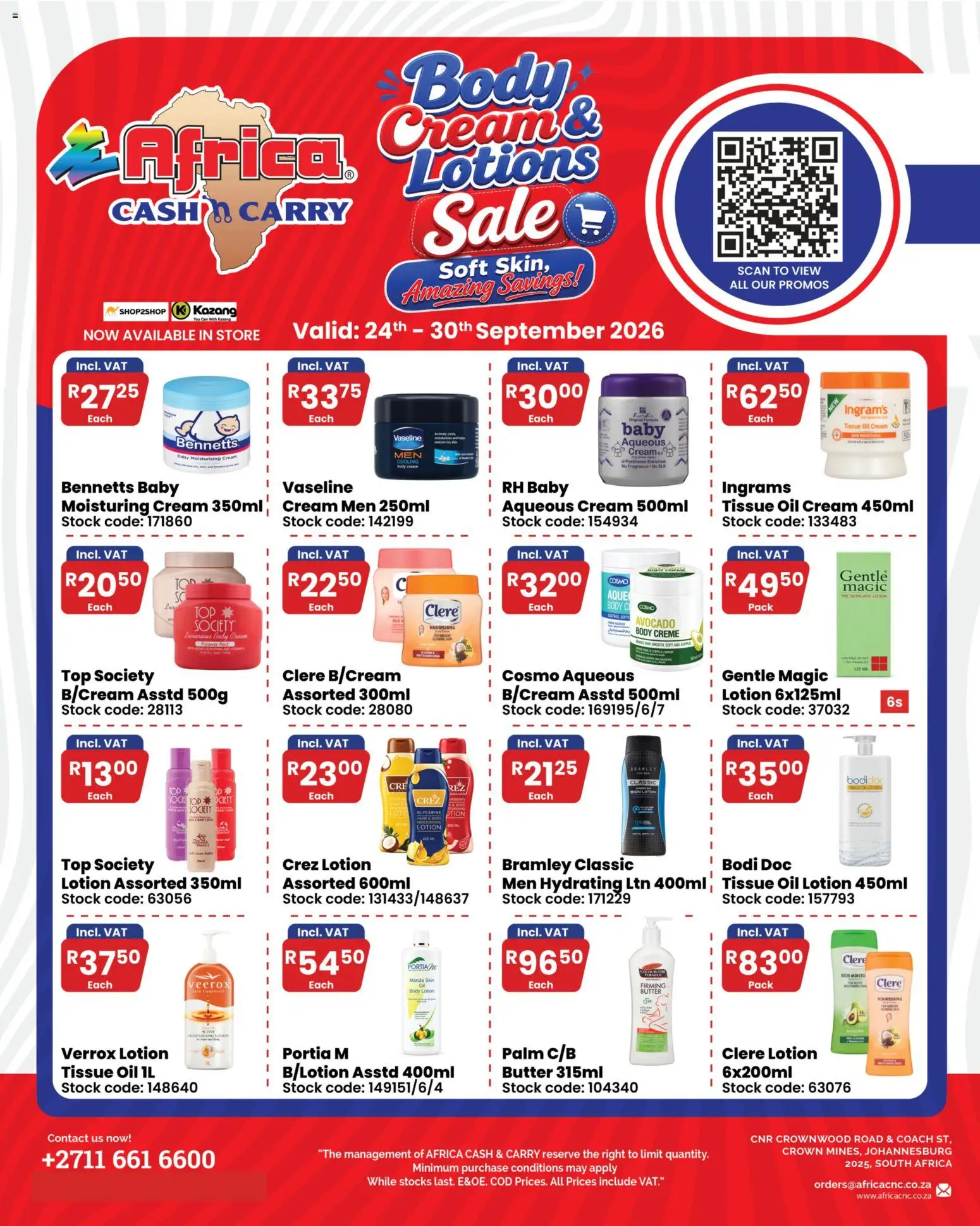 Preview of Africa Cash & Carry flyer valid from 24/09/2026