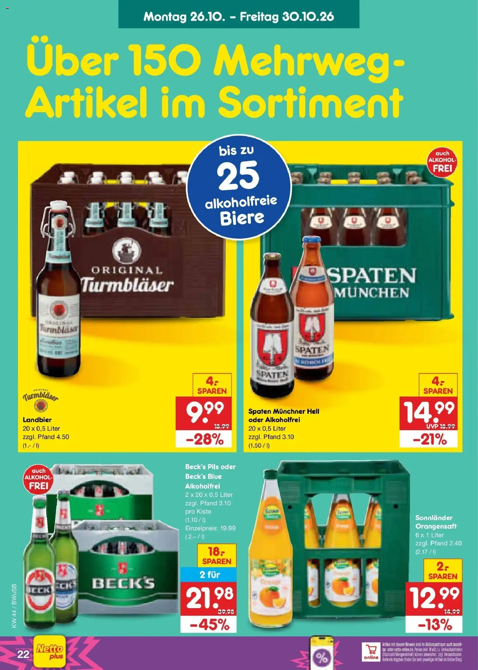 Vorschau von dem Prospekt des Geschäftes Netto Marken-Discount, gültig ab dem 26.10.2026
