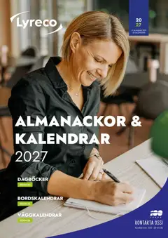 Förhandsgranska reklamblad Lyreco erbjudanden almanackor från butik Lyreco gäller från 01/09/2026