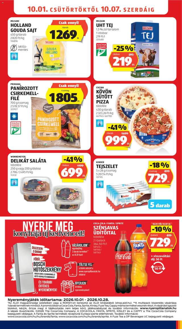 Új Aldi akciós újság 10.01.