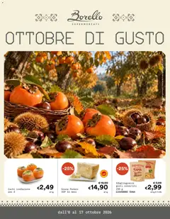 Anteprima dell'opuscolo Borello Supermercati volantino dal negozio Borello Supermercati valido da 08/10/2026