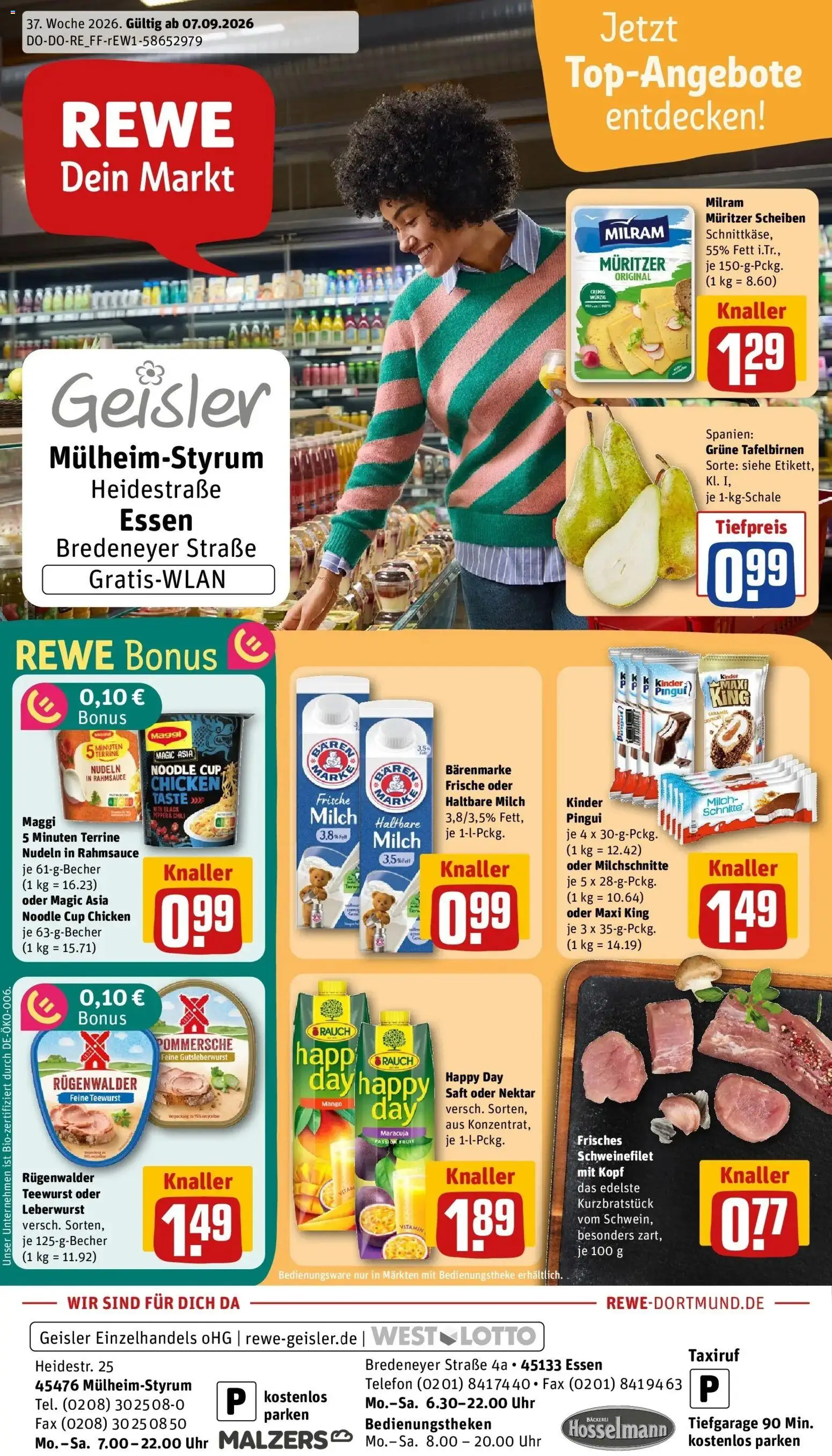 Vorschau von dem Prospekt des Geschäftes Rewe, gültig ab dem 07.09.2026