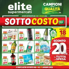 Anteprima dell'opuscolo Elite Supermercati volantino dal negozio Elite Supermercati valido da 05/06/2026