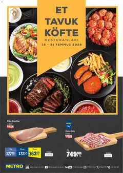 Metro Metro - Et Tavuk Köfte 16.07.2026 - Broşürünün önizlemesi