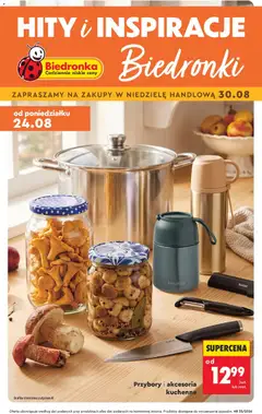 Pogląd gazetki "Biedronka gazetka - Hity i inspiracje" ze sklepu Biedronka ważnej od 24.08.2026