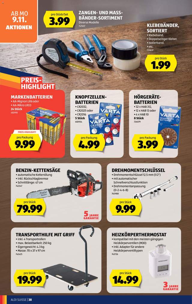 Neue Aldi Aktionen ab 05.11.