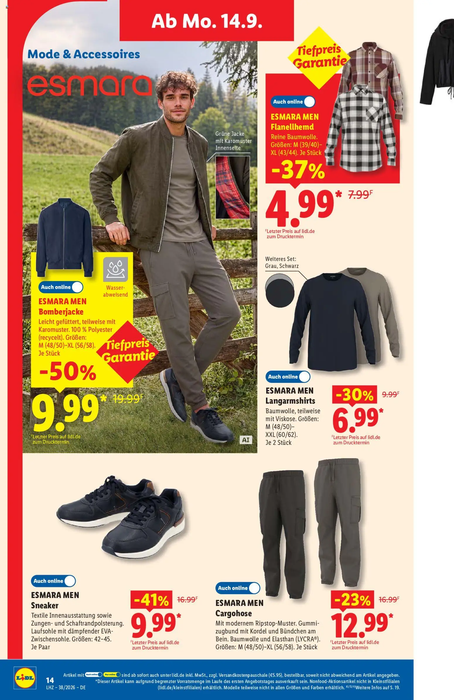 Vorschau von dem Prospekt des Geschäftes Lidl, gültig ab dem 14.09.2026 - Kühlschrank, Küche, Box