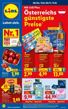Vorschau der Angebote: Lidl Lidl Flugblatt - Wien, Langenzersdorf, Zwettl gültig ab 13.08.2026
