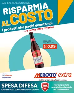 Anteprima dell'opuscolo Mercatò volantino Extra dal negozio Mercatò valido da 03/08/2026