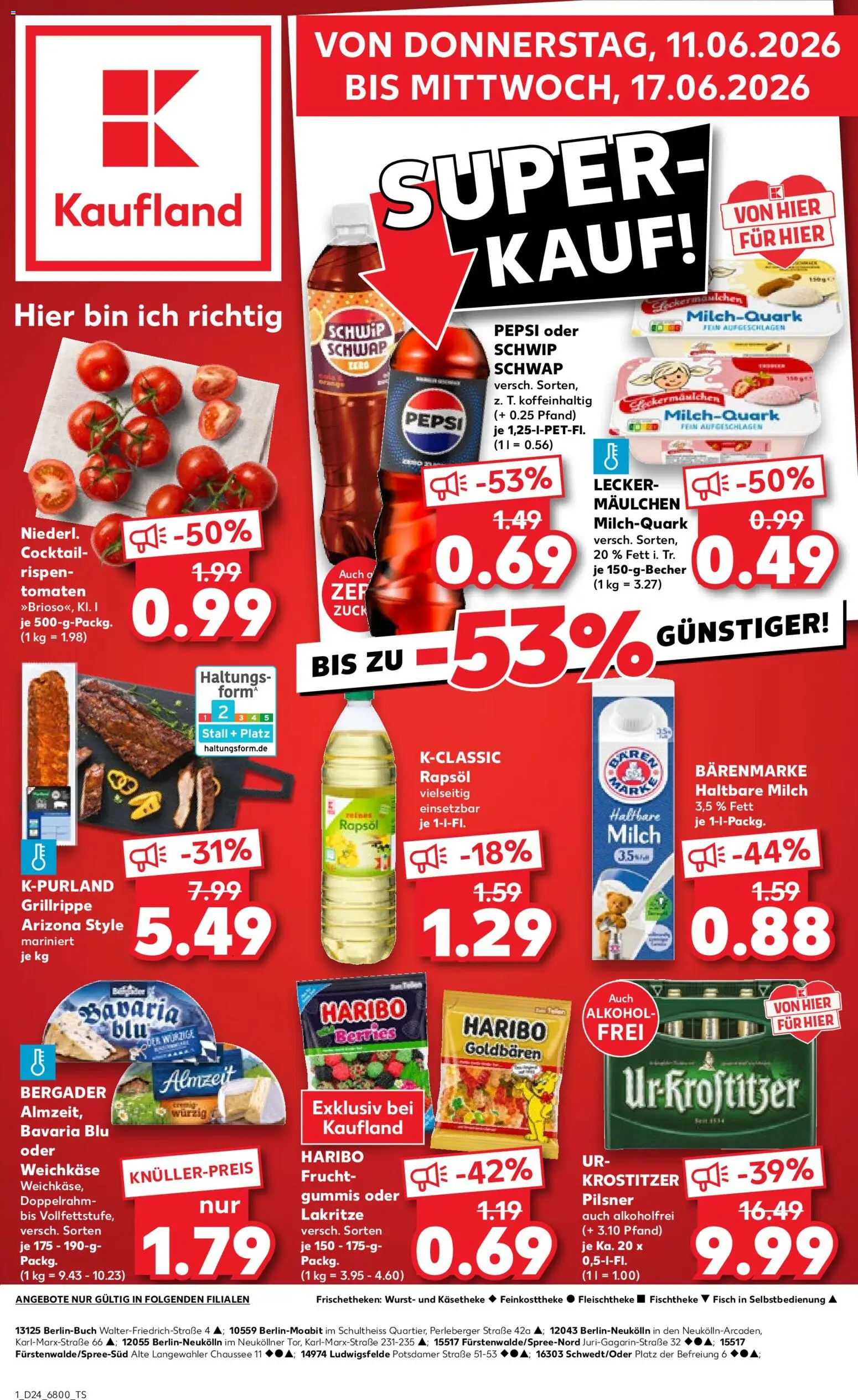 Vorschau von dem Prospekt des Geschäftes Kaufland, gültig ab dem 11.06.2026
