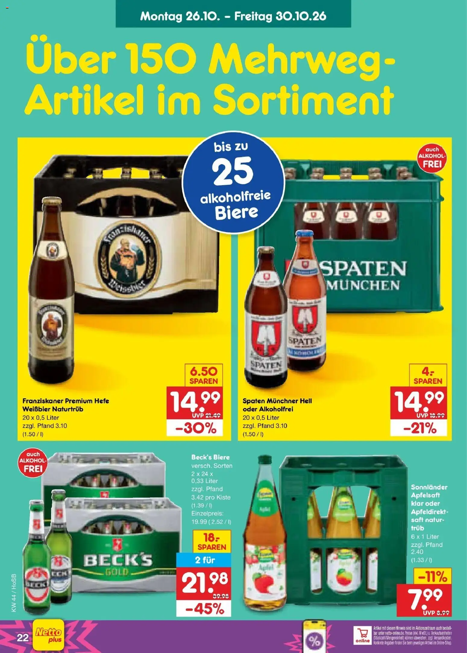 Vorschau von dem Prospekt des Geschäftes Netto Marken-Discount, gültig ab dem 26.10.2026