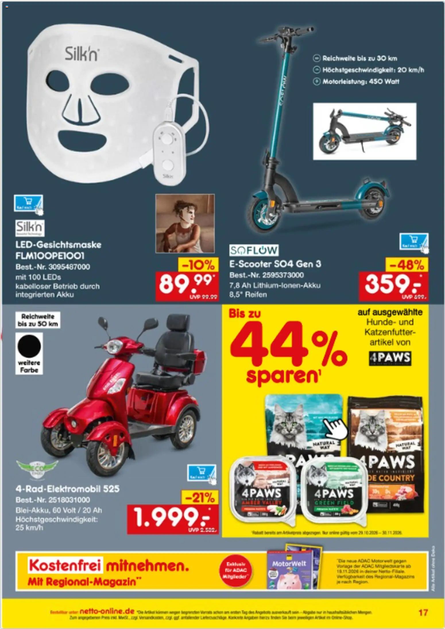 Vorschau von dem Prospekt des Geschäftes Netto Marken-Discount, gültig ab dem 01.11.2026 - Katzenfutter