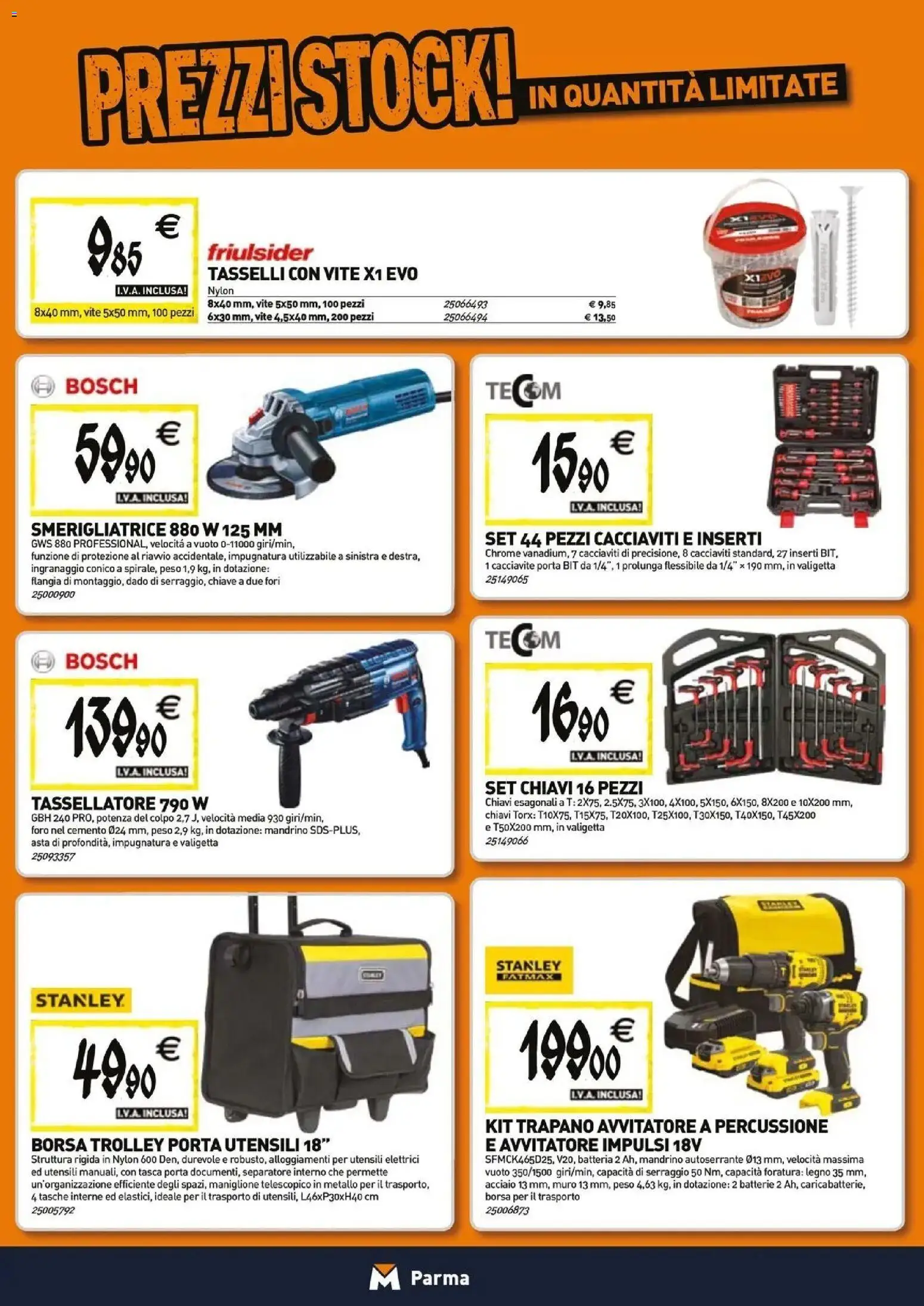 Anteprima dell'opuscolo TECNOMAT catalogo Parma dal negozio TECNOMAT valido da 29/10/2026