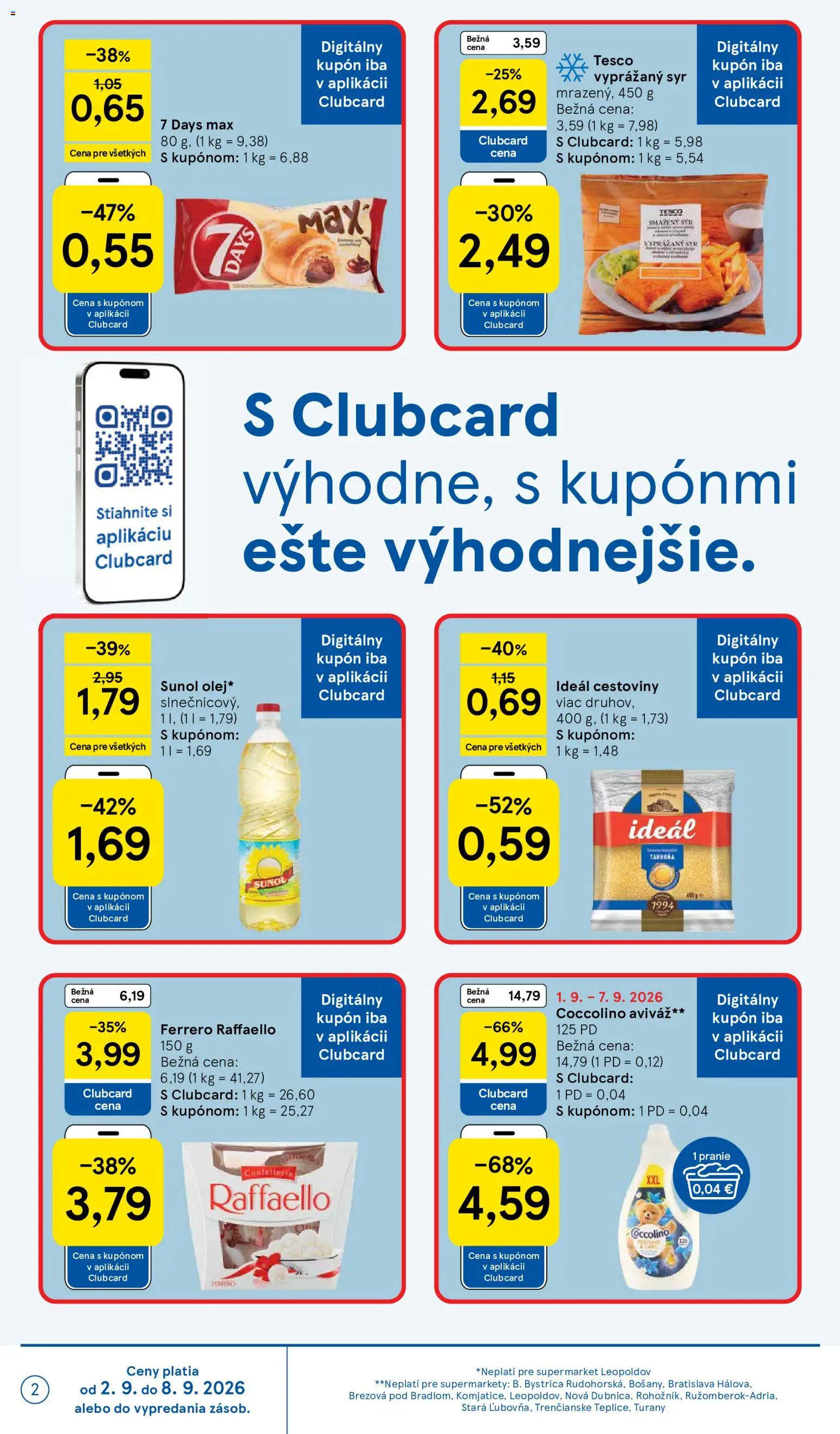 Náhľad Tesco letáku platného od 02.09.2026