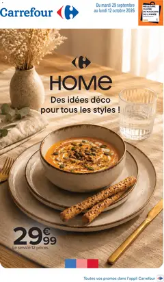 Prévisualisation de Carrefour Des idées déco pour tous les styles du magasin Carrefour formulaire valide 29/09/2026