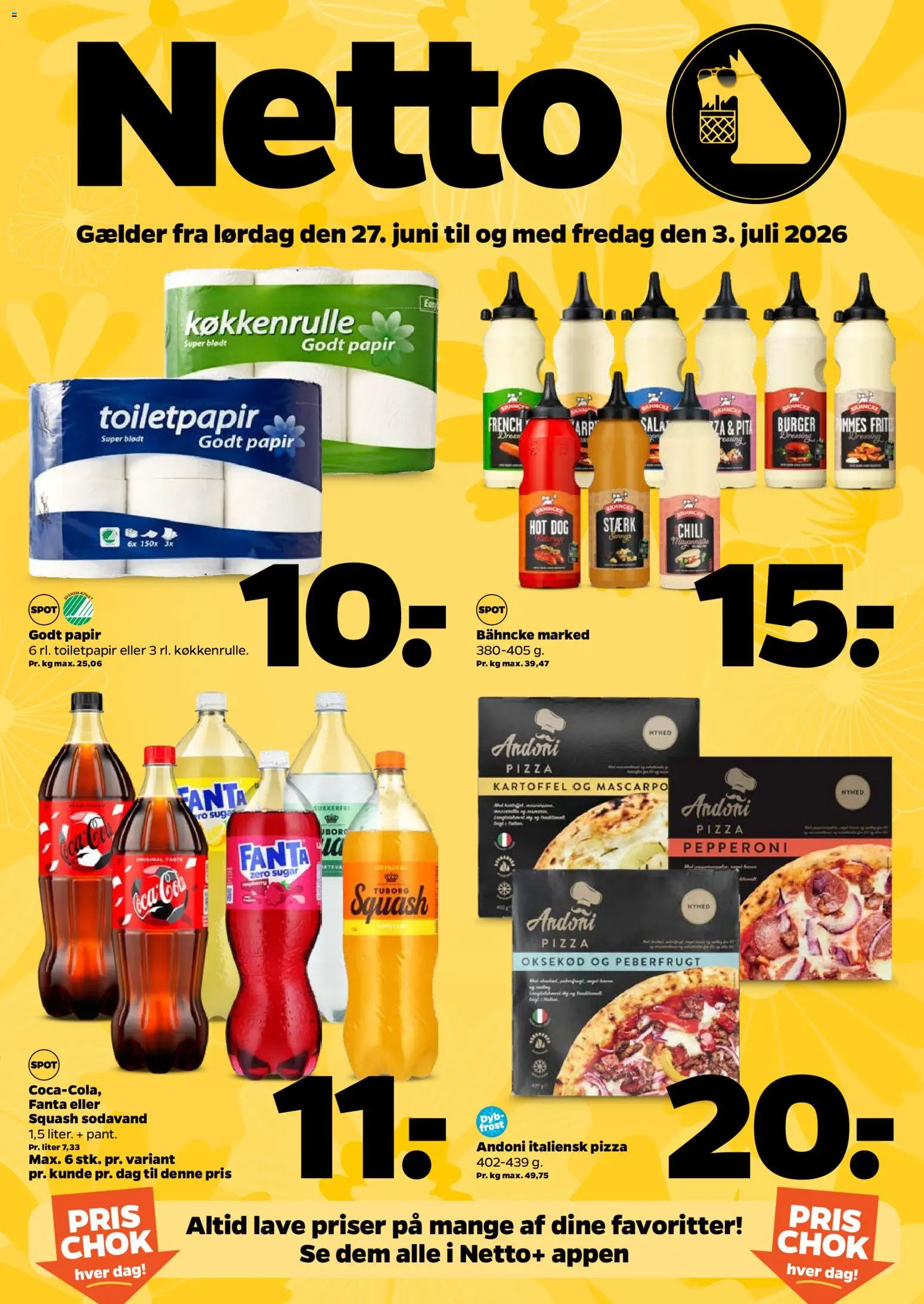 Eksempel på tilbudsavis Netto - Tilbudsavis uge 27 fra butik Netto gyldig fra 27/06/2026