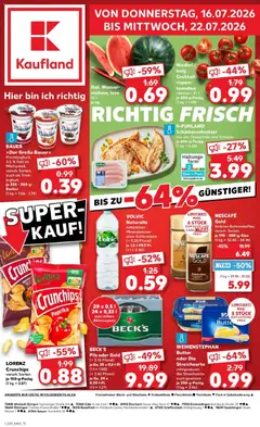 Vorschau von dem Prospekt des Geschäftes Kaufland, gültig ab dem 16.07.2026