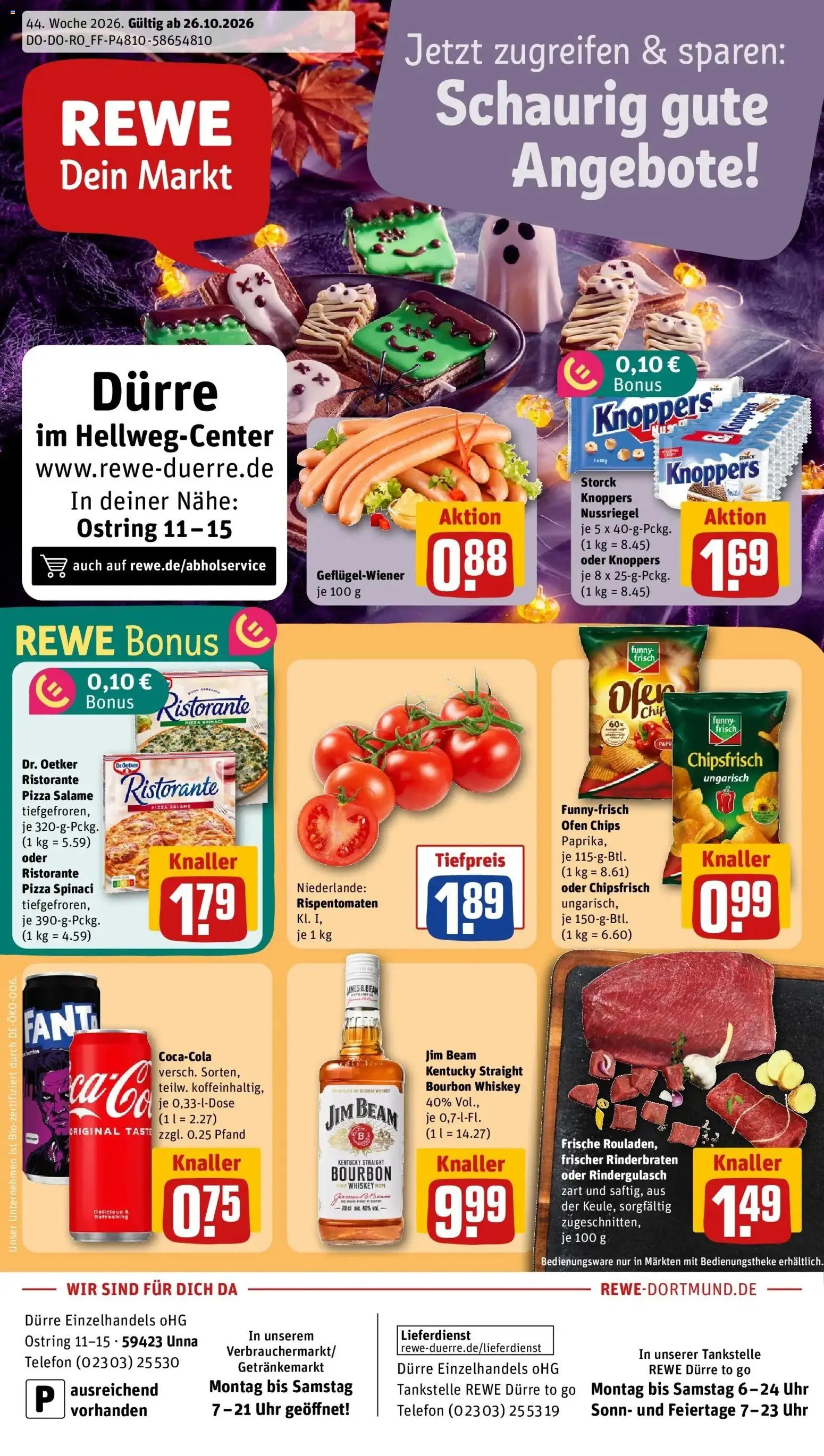 Vorschau von dem Prospekt des Geschäftes Rewe, gültig ab dem 26.10.2026