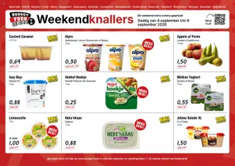Voorbeeld van Budget Food folder - Weekendknaller van winkel Budget Food geldig vanaf 04-09-2026