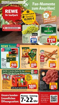 Vorschau von dem Prospekt des Geschäftes Rewe, gültig ab dem 08.06.2026